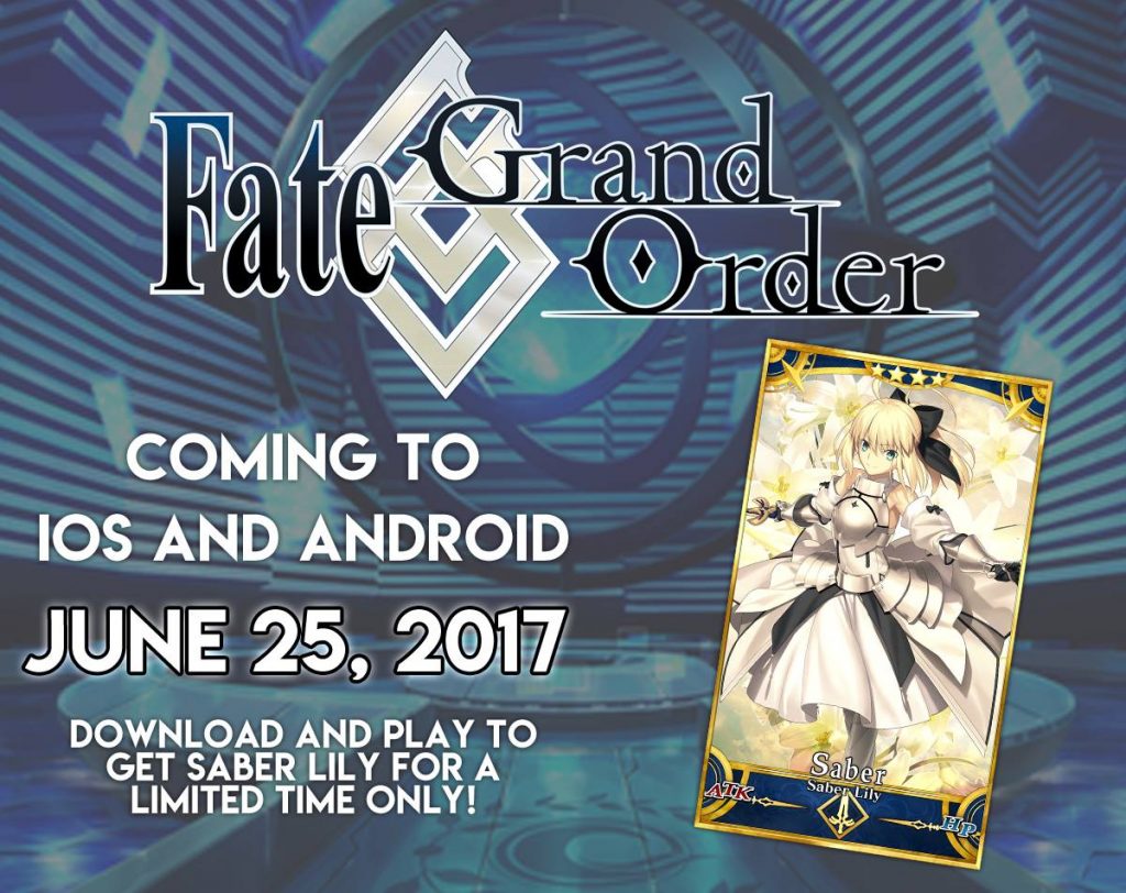 Fategrand Order English Version Coming To Ios And Android On June 25 Kongbakpao 