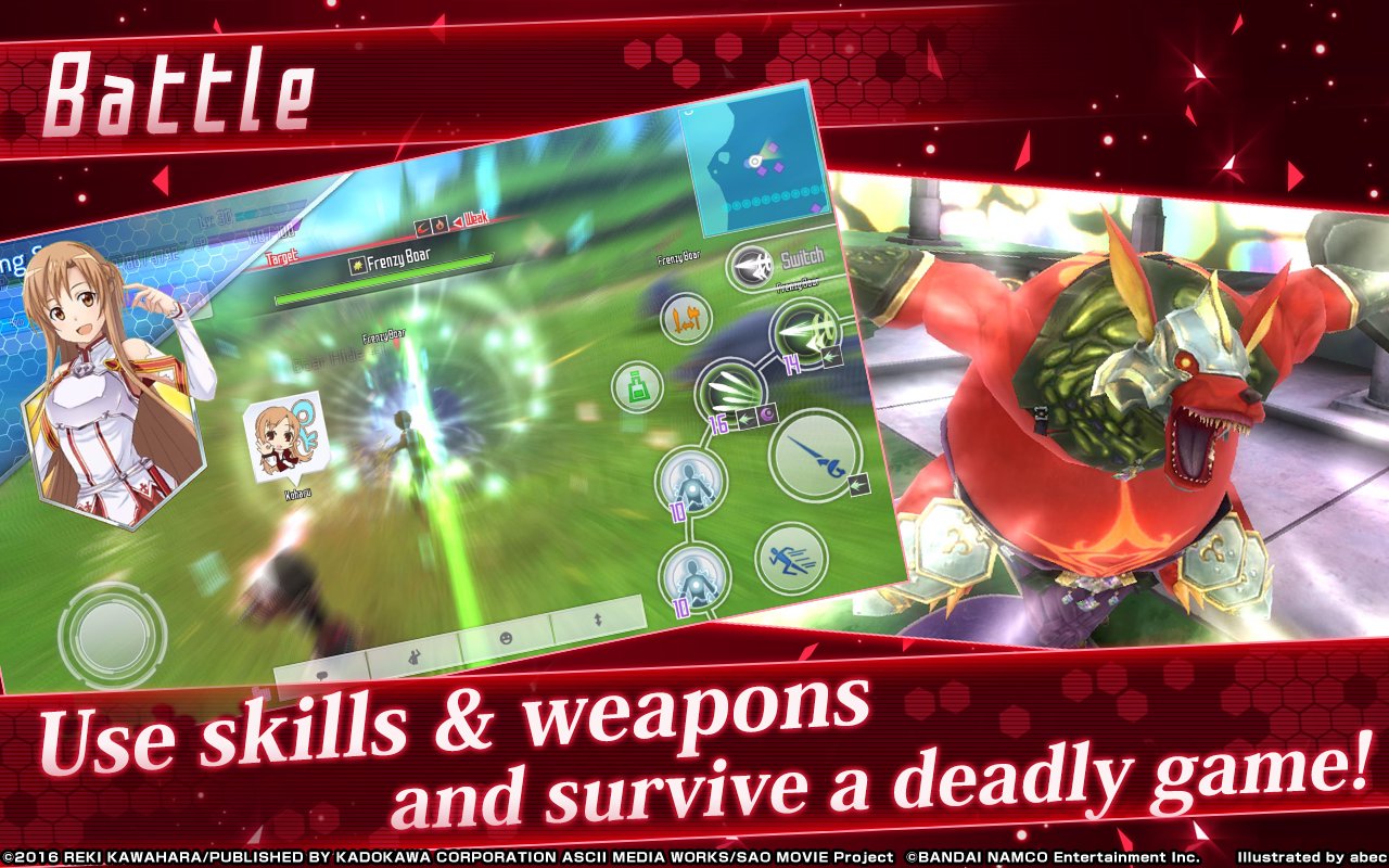 Sword Art Online MMORPG Game on Web Browser! 