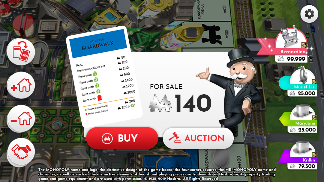 Monopoly - the classic board game on mobile by Marmalade Game Studio