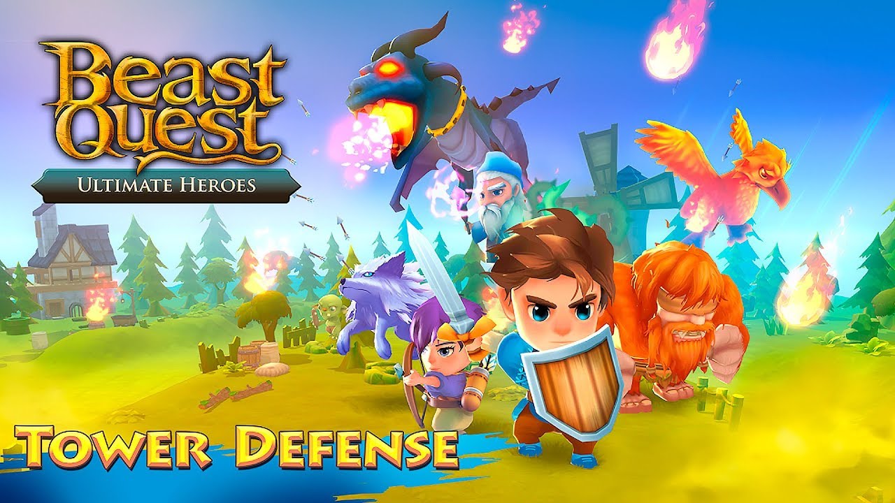Beast Quest Ultimate Heroes, Gameplay for Android and iOS, Tower Defense, Gamesoda 