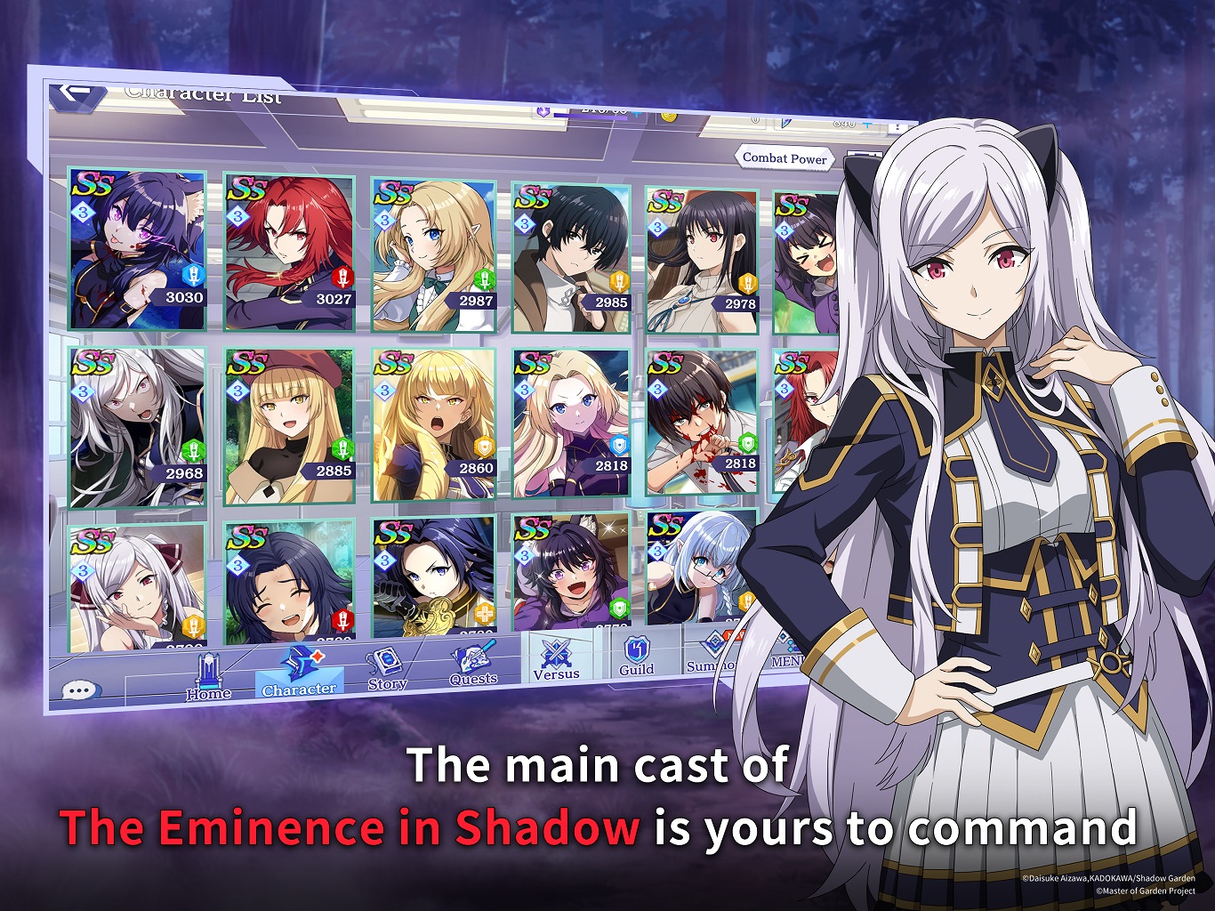 Crunchyroll Games lançará o jogo The Eminence in Shadow: Master of