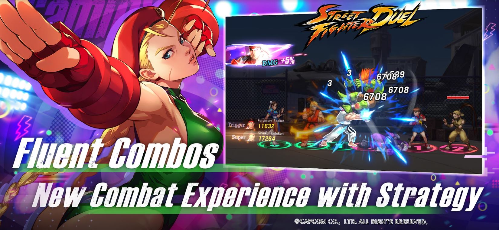 Crunchyroll Games Launches Street Fighter: Duel Smartphone RPG