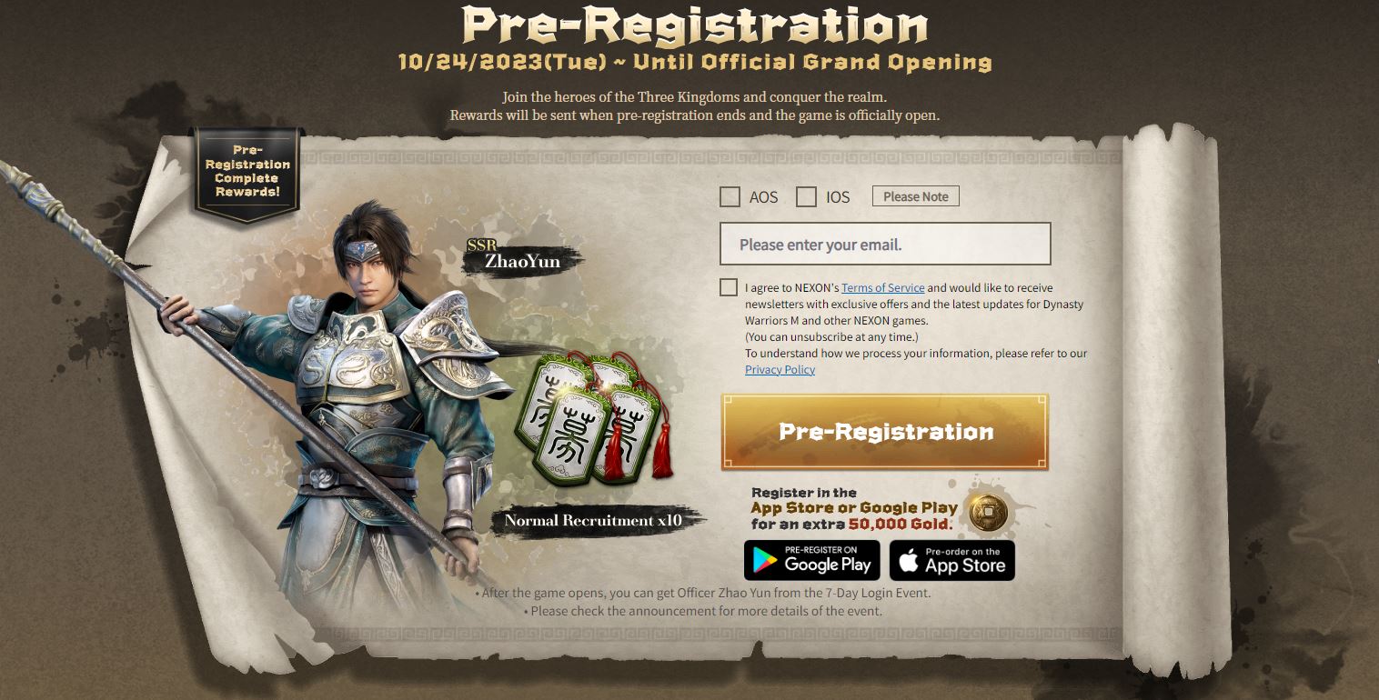 Dynasty Warriors M Now Available for Pre-Register - Try Hard Guides