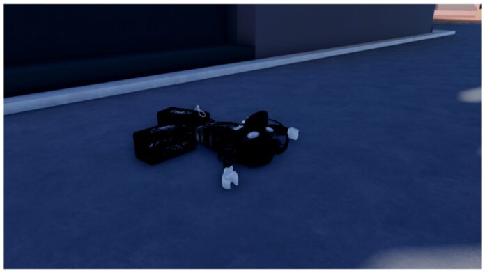 feature image for our jujutsu beatdown codes guide which shows my avatar ragdolled on the ground after getting attacked