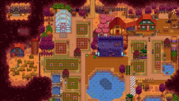 Feature image for our Stardew Valley 1.6 Update news piece, which shows a farm.