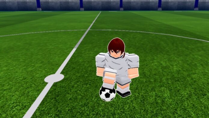 Feature image for our Lockover Flow Tier List. Image shows a character on a football pitch with a football under their foot.