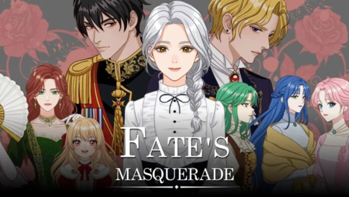 Feature image for our Fate’s Masquerade news piece. Image shows multiple characters in the game posing for the camera.