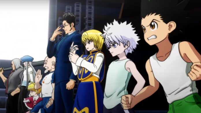 Feature image for our Hunter x Hunter Nen x Impact news piece showing different characters lined up ready to fight.